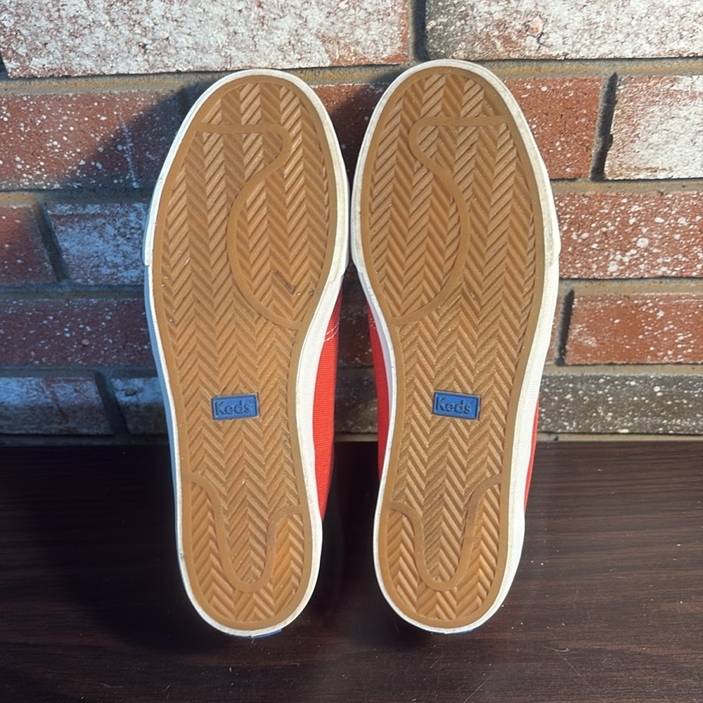 Keds Coral/Orange Sneakers with White Details - Picture 5 of 7